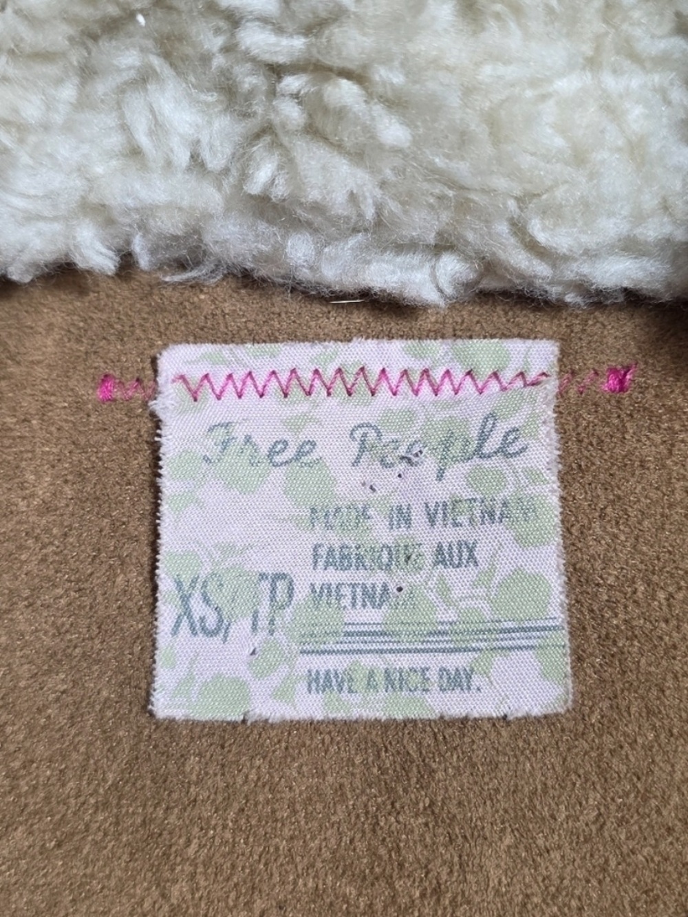 Free People Shearling & Suede Jacket - XS - Picture 3 of 9